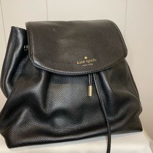 Kate Spade black backpack purse